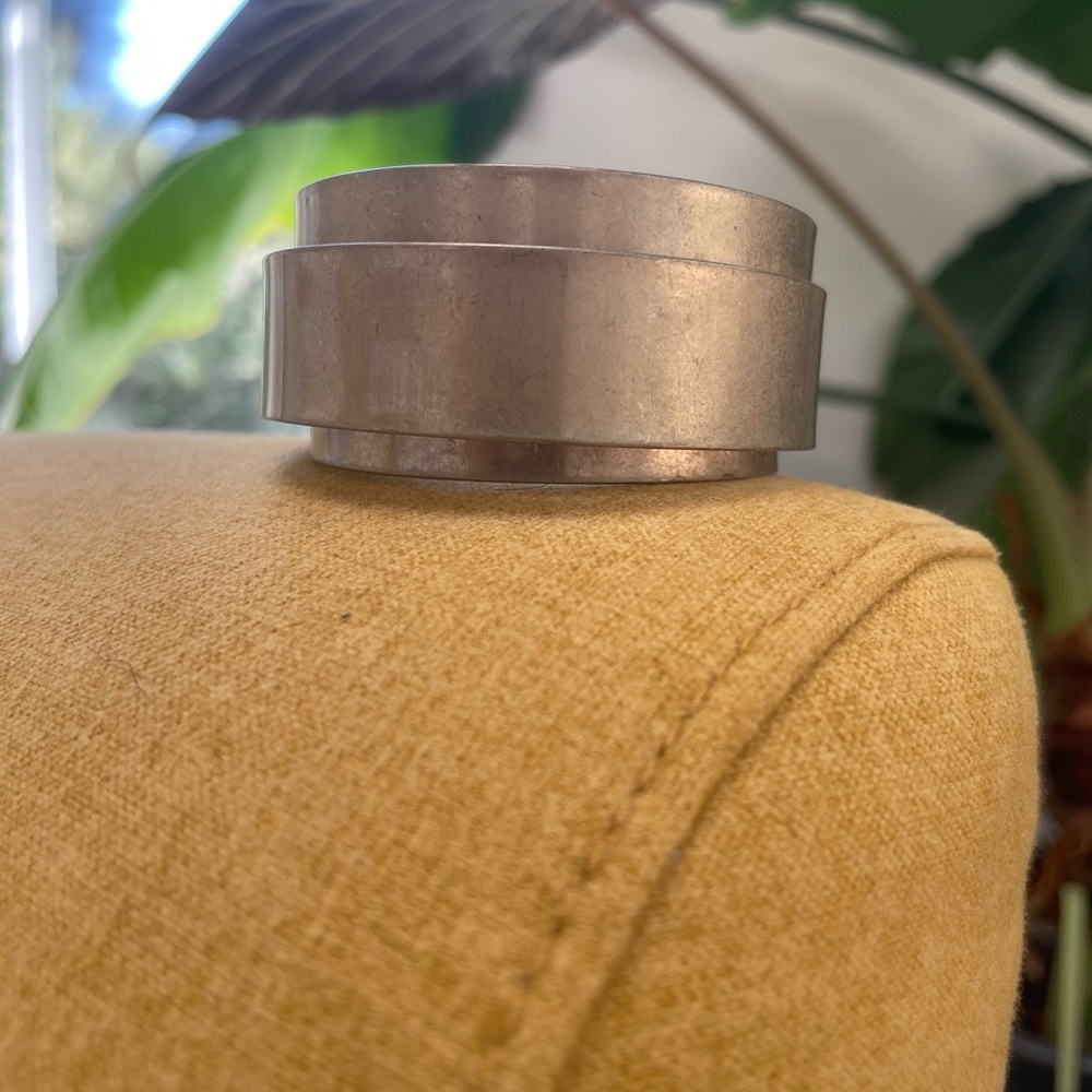 Faux Gold Bangle Cuff Bracelet